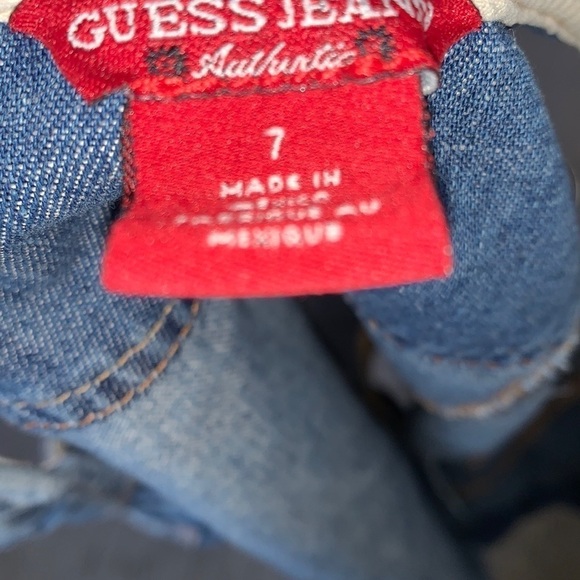 Vintage Guess Denim Button Down Dress - Picture 5 of 8